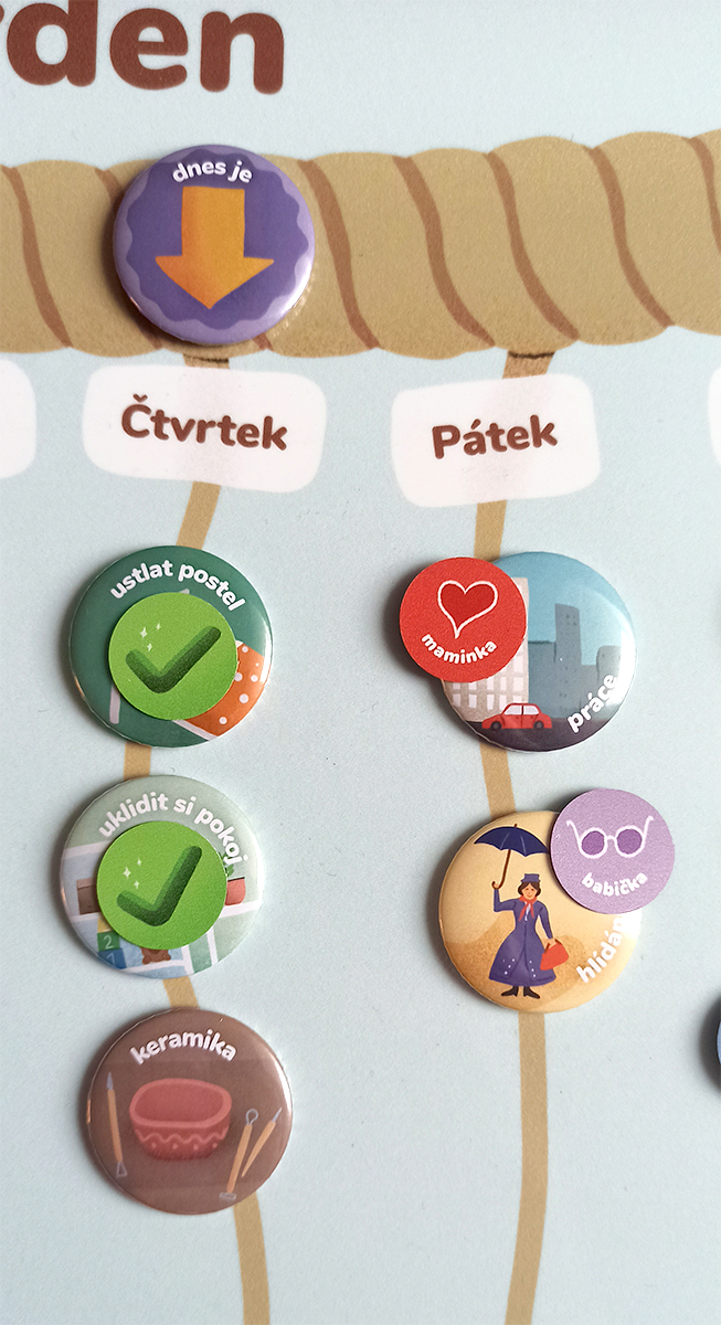 Bráška - magnet pro označení