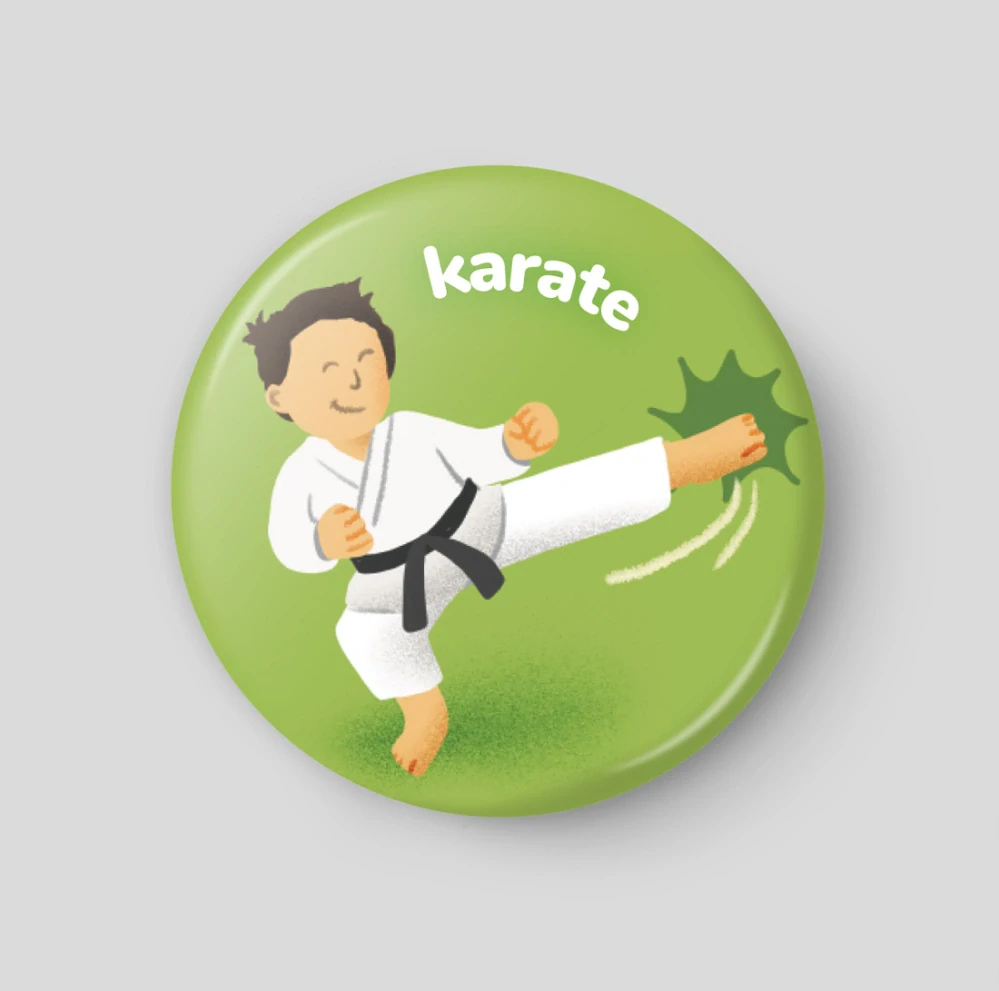 Karate - plánovací magnetka