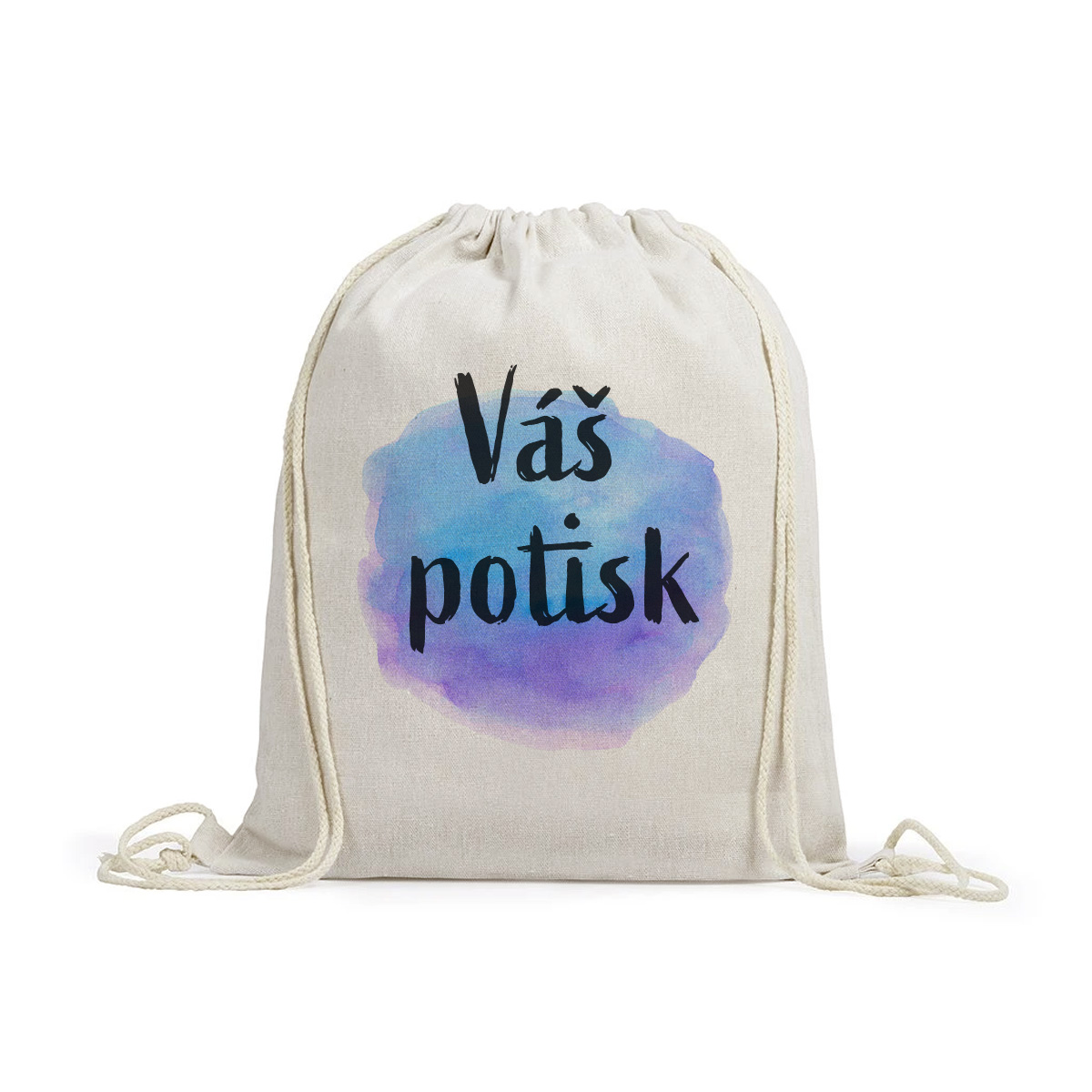 Batoh se stahovací šňůrkou s vlastním potiskem