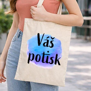 Nákupní taška 37x41 cm s vlastním potiskem (bavlna)
