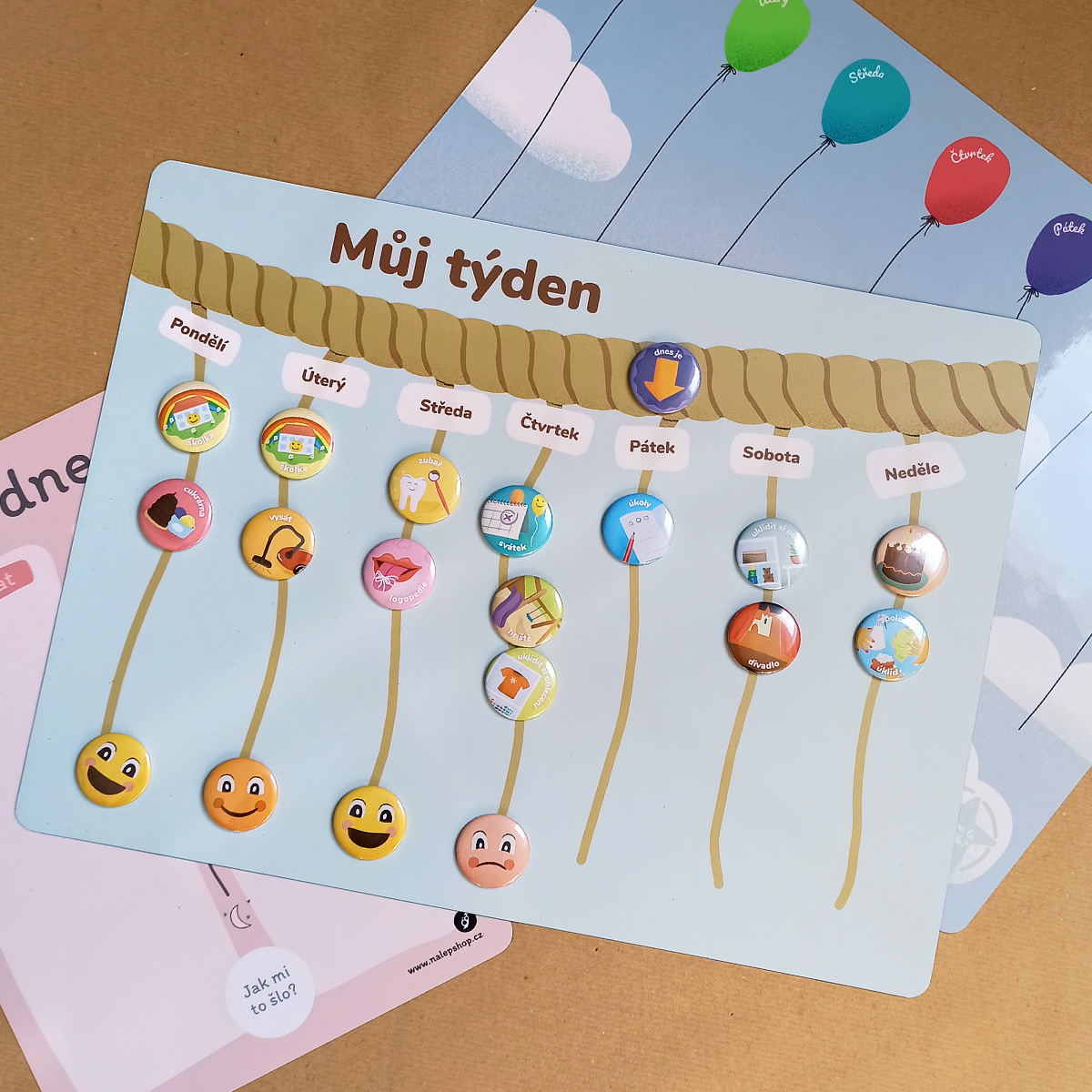 Jít spát - plánovací magnetka