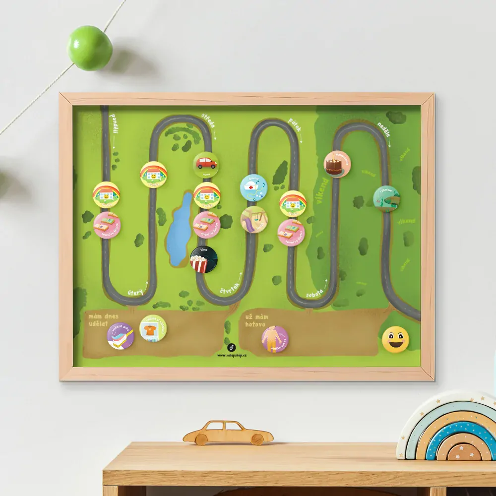 Auto - plánovací magnetka