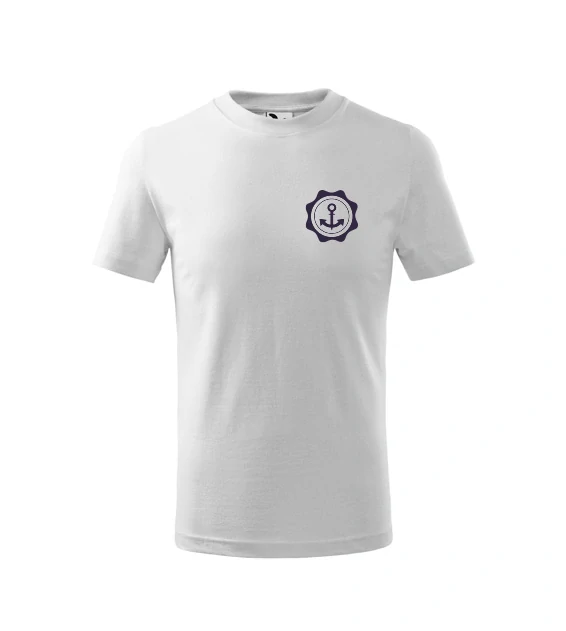 Dětské vodácké bílé tričko - tričko s vlastním textem