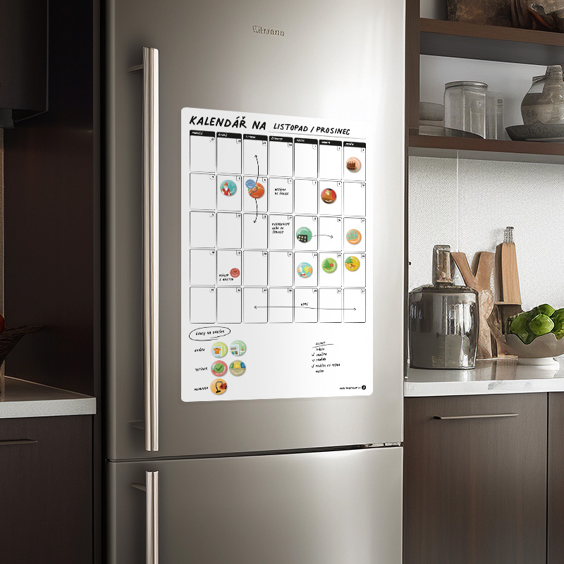 Víno - plánovací magnetka