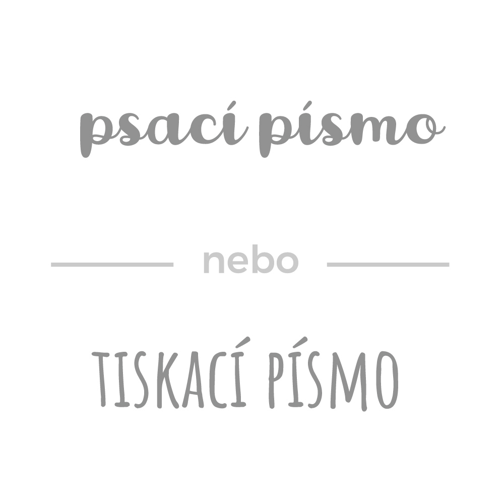 Jméno dítěte – samolepka na zeď na míru