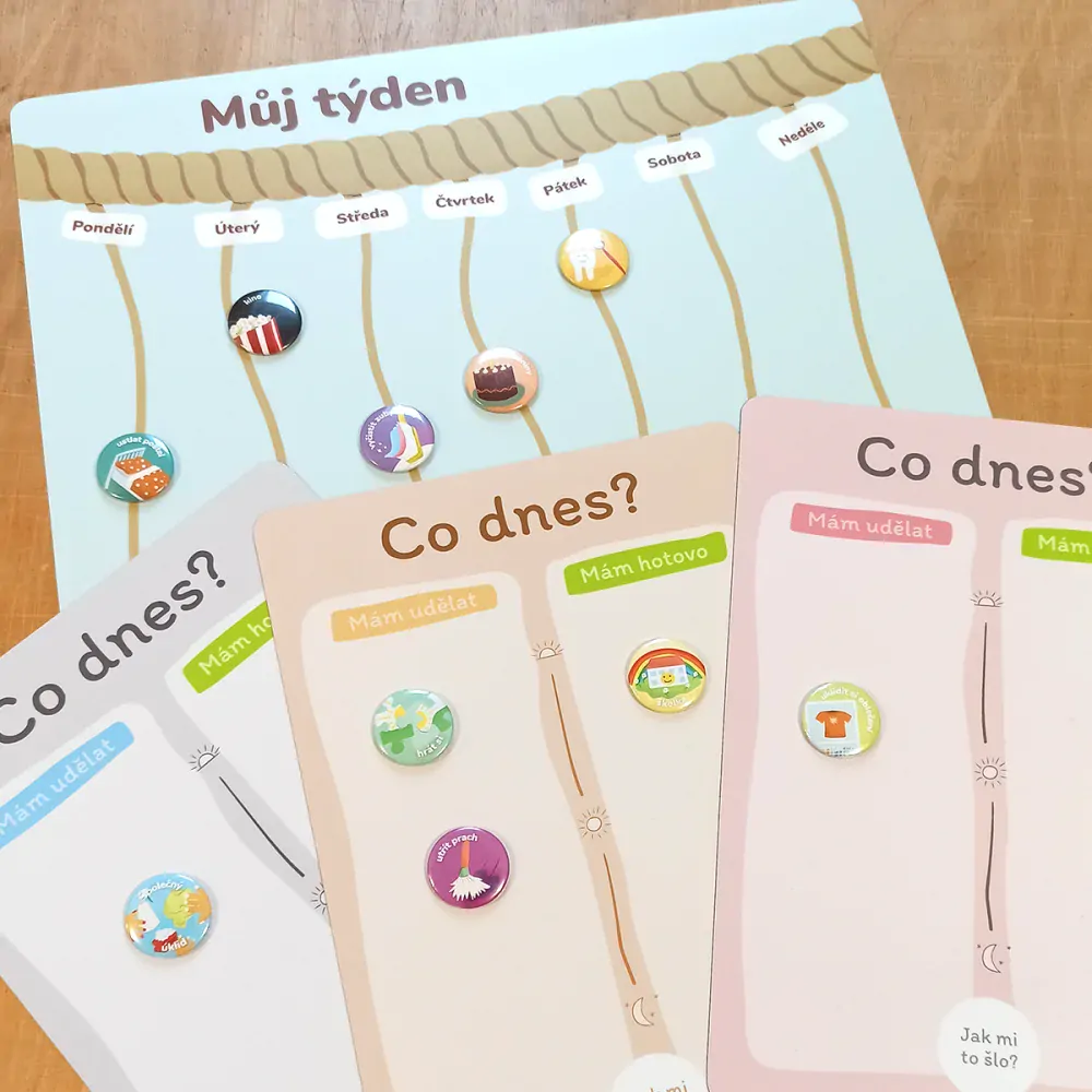 Dnes nic moc - magnetka pro hodnocení