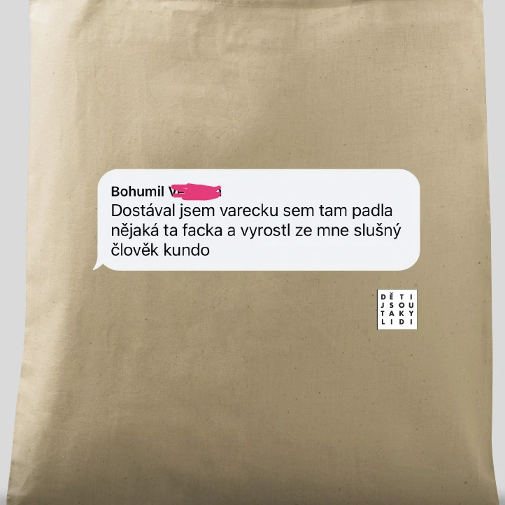 Slušný člověk - taška s potiskem (DJTL)