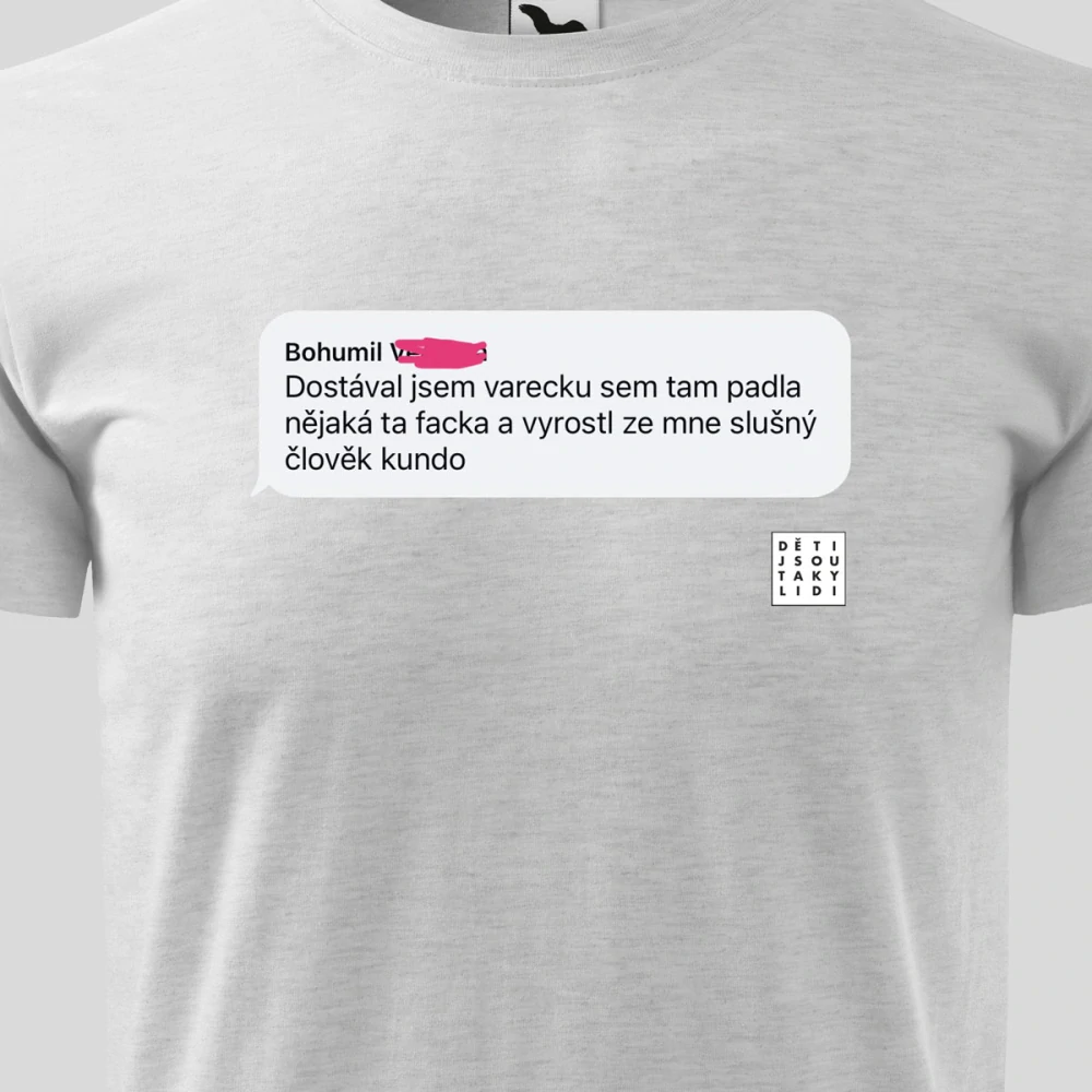 Slušný člověk - pánské tričko s potiskem (DJTL)