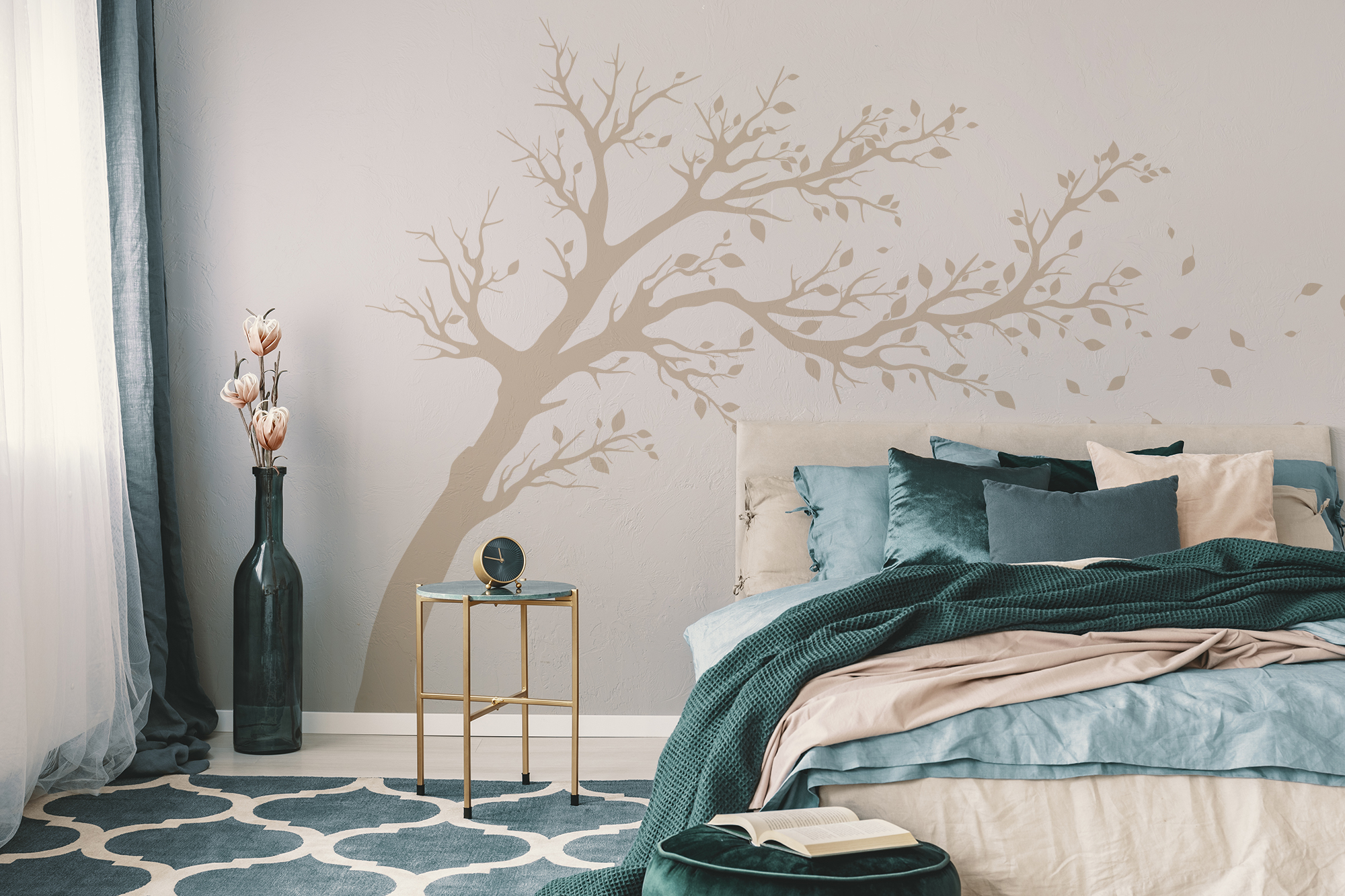 Podzimní strom - samolepka na zeď