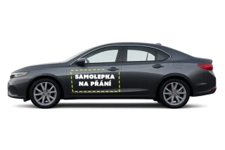 Samolepka na auto na přání – výroba na míru