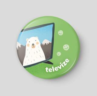 Televize - plánovací magnetka