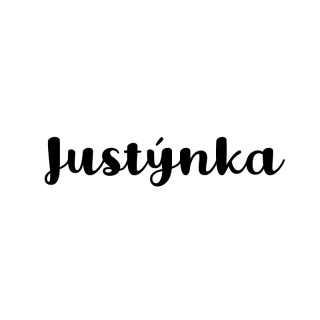 Dětské jméno Justýnka 50 cm - samolepka na zeď