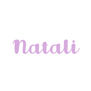 Dětské jméno Natali 88 cm - samolepka na zeď