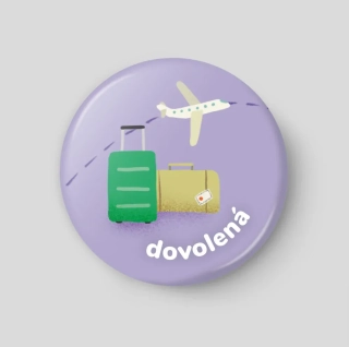 Dovolená - plánovací magnetka