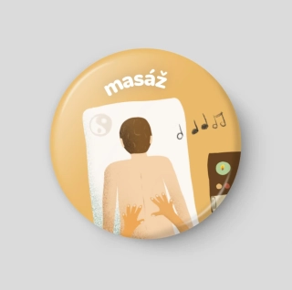 Masáž - plánovací magnetka