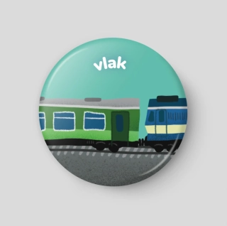 Vlak - plánovací magnetka