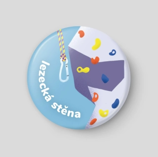 Lezecká stěna - plánovací magnetka