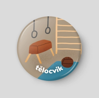 Tělocvik - plánovací magnetka