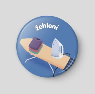 Žehlení - plánovací magnetka
