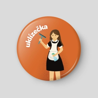 Uklízečka - plánovací magnetka