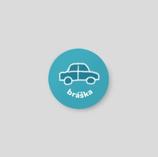 Bráška - magnet pro označení