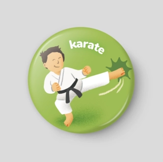 Karate - plánovací magnetka