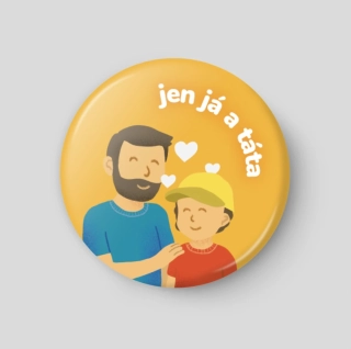 Jen já a táta - plánovací magnetka