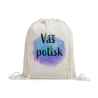 Batoh se stahovací šňůrkou s vlastním potiskem
