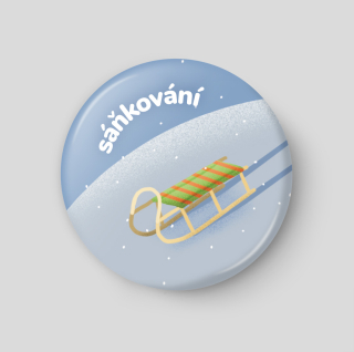 Sáňkování - plánovací magnetka