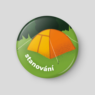 Stanování - plánovací magnetka