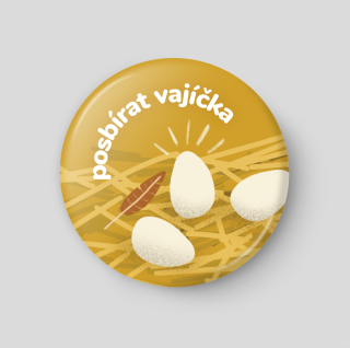 Posbírat vajíčka - plánovací magnetka